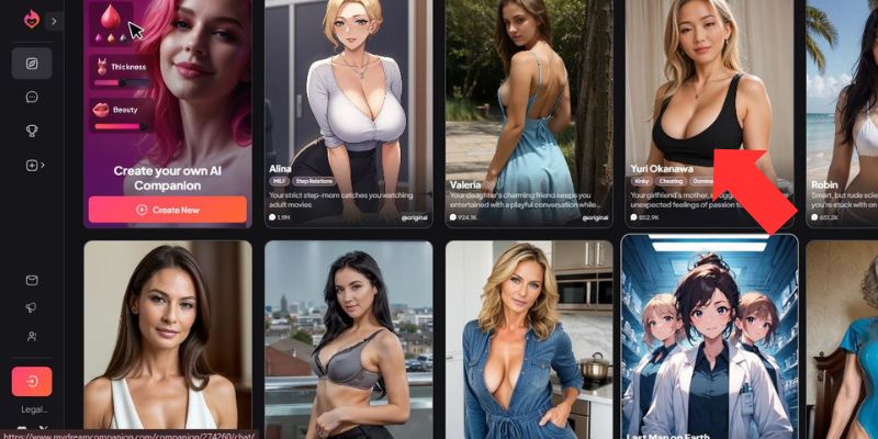 Krok 1 Vyberte si postavu, se kterou chcete konverzovat