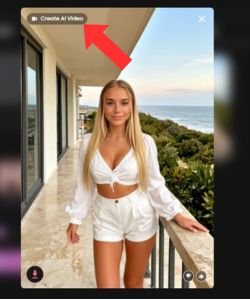 Krok 2 Klikněte na Vytvořit video s umělou inteligencí“ a je to možné