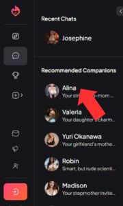 Krok 2 Vyberte konverzaci, ke které se chcete vrátit