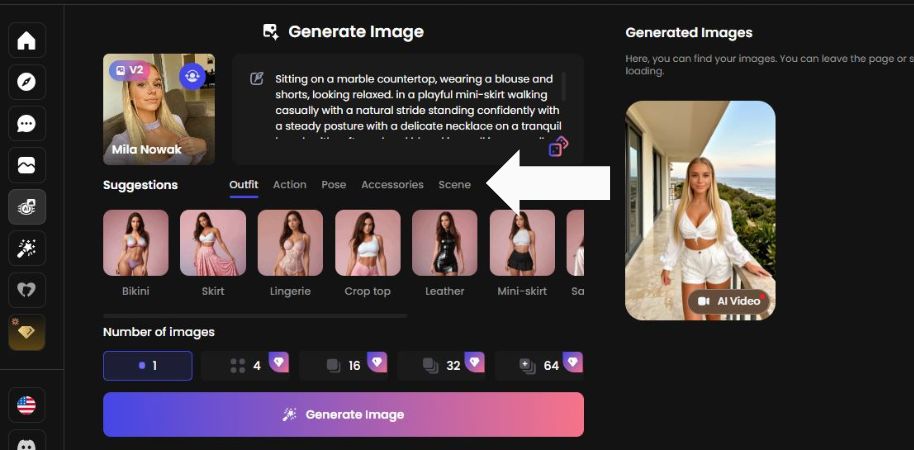 Krok 3 Přidání vizuálních detailů pomocí karet Návrhy
