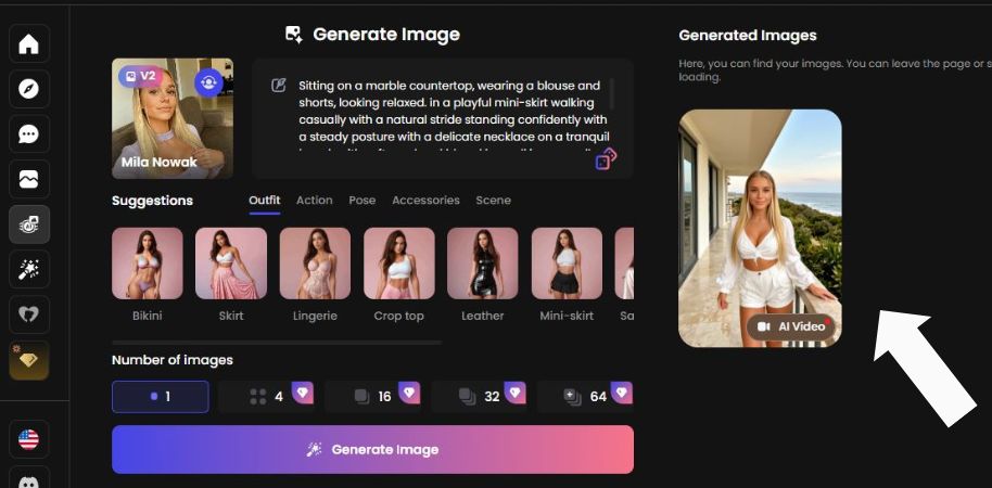 Krok 6 Prohlédněte si vygenerovaný obrázek